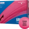 Maxfli 2023 Softfli Matte Pink Personalized Golf Balls -golf 23MAXU23MXSFTFLMTGBLB