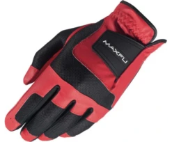 Maxfli Universal Fit Color Golf Gloves -golf Fit Glove Red 1