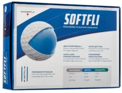 Maxfli 2023 Softfli Personalized Golf Balls -golf MX23SOFTFLIWP Black BCK