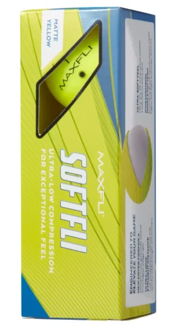 Maxfli 2023 Softfli Matte Yellow Personalized Golf Balls 9 Maxfli 2023 Softfli Matte Yellow Personalized Golf Balls -golf MX23SOFTFLIYLWP Black SLV