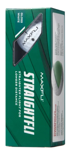 Maxfli 2023 Straightfli Personalized Golf Balls -golf MX23STRAFLIWP Black SLV