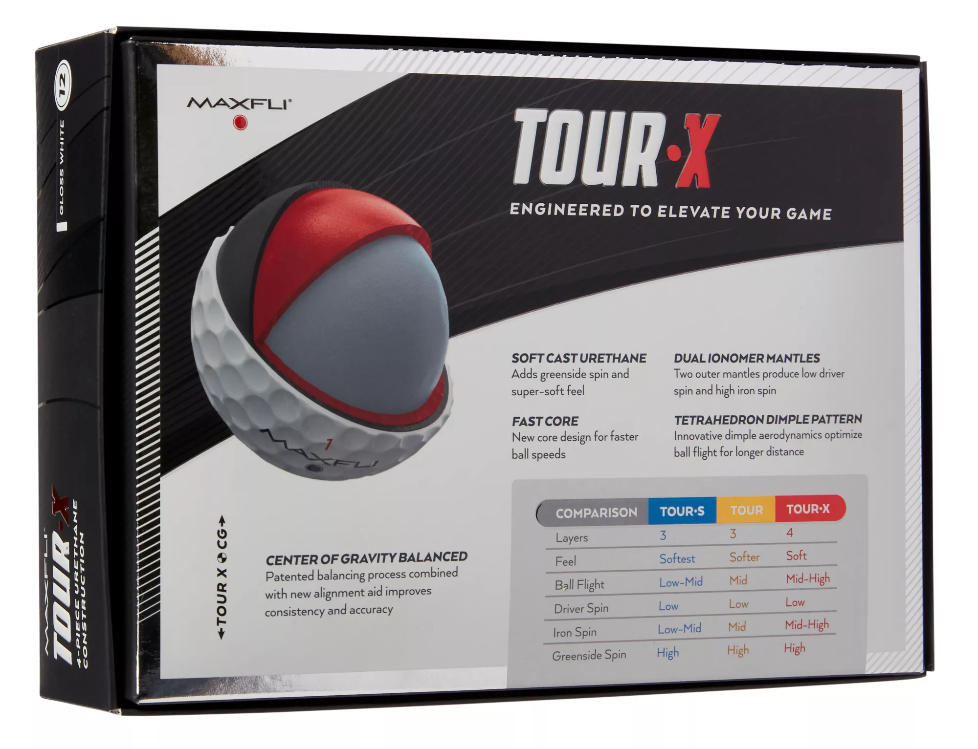 Maxfli 2023 Tour X Golf Balls 8 Maxfli 2023 Tour X Golf Balls - Image 6