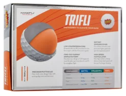 Maxfli 2023 TriFli Fore Vibes Golf Balls -golf MX23TRIFLIVFOR NOCOLOR BCK