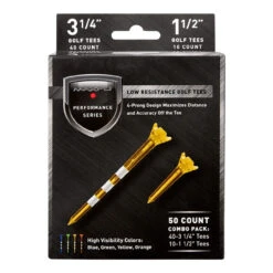 Maxfli 3 1/4" Translucent Tees 50 Pk