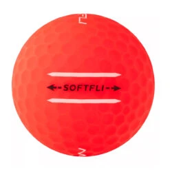 Maxfli 2023 SoftFli Matte Golf Balls -golf mxb0036redball 01699.1677182279